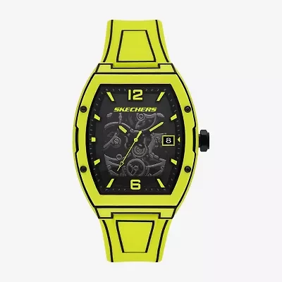 Skechers Mens Yellow Strap Watch Sr5251