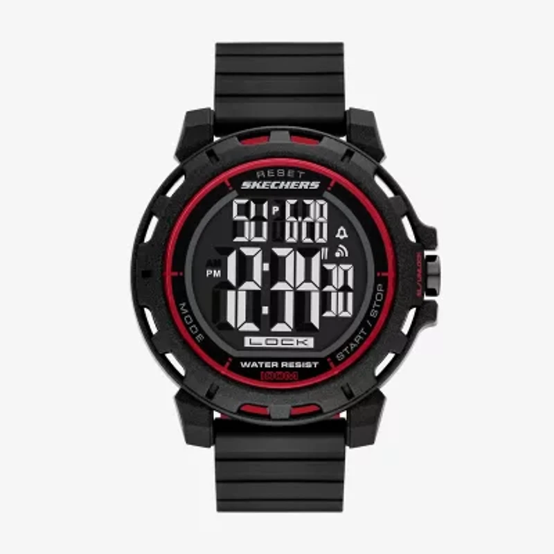 Skechers Mens Black Strap Watch Sr5253