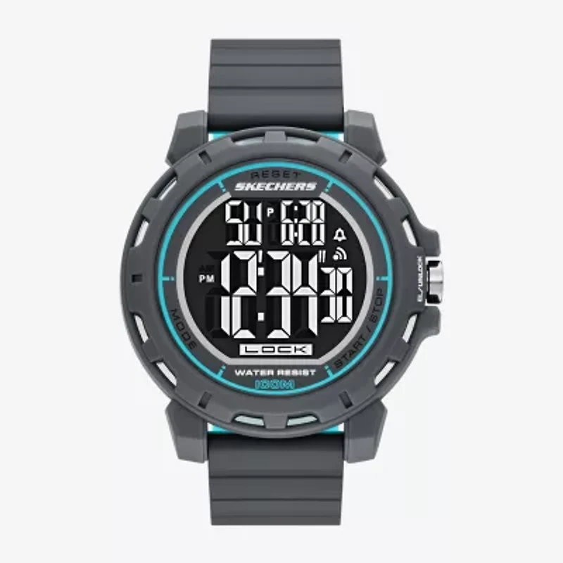 Skechers Mens Gray Strap Watch Sr5254