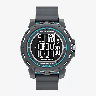 Skechers Mens Gray Strap Watch Sr5254