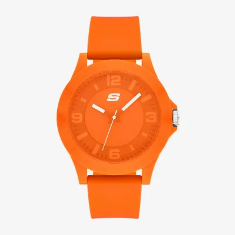 Skechers Mens Orange Strap Watch Sr5257