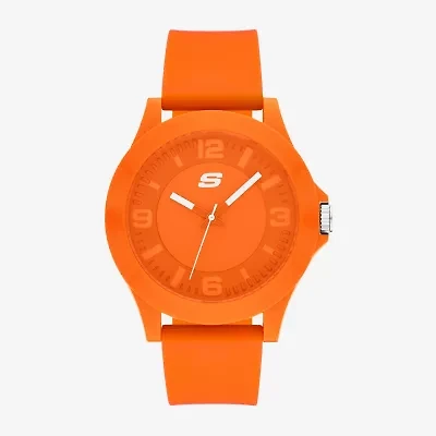 Skechers Mens Orange Strap Watch Sr5257