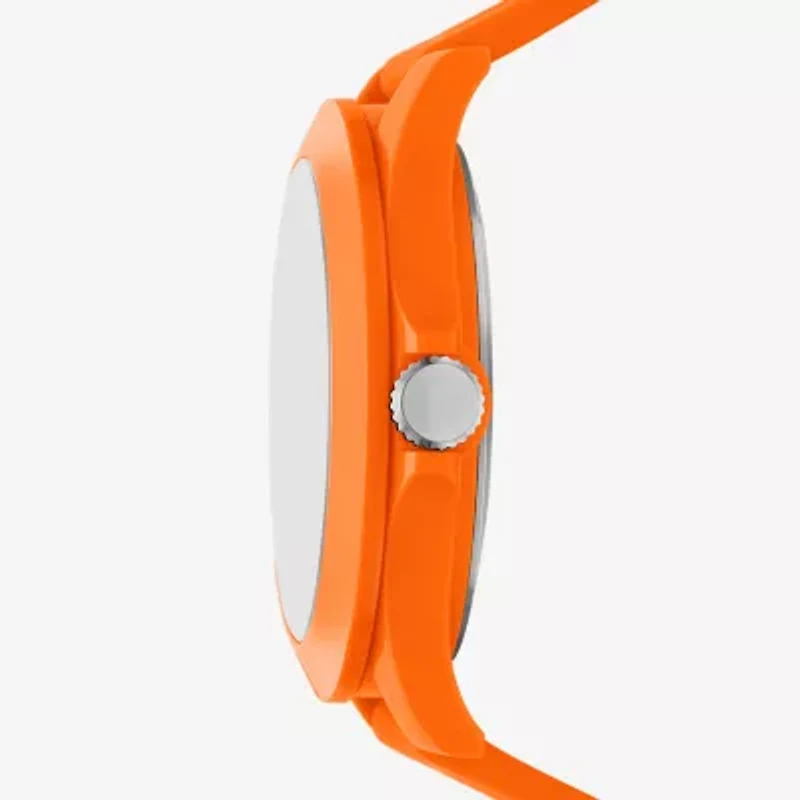 Skechers Mens Orange Strap Watch Sr5257