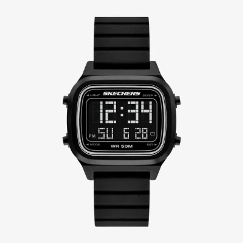 Skechers Mens Black Strap Watch Sr5258