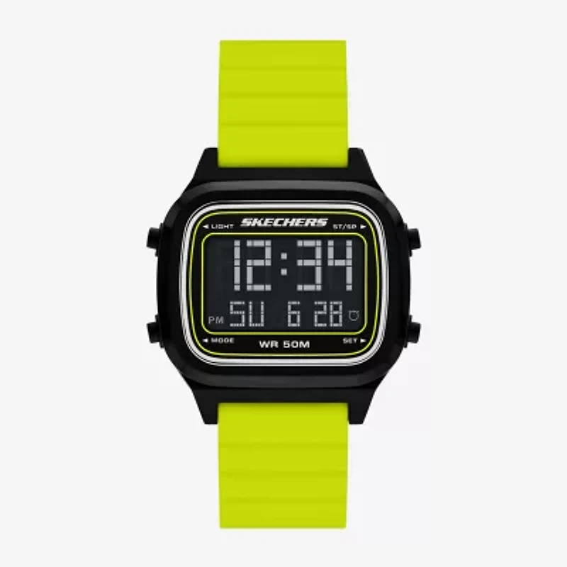 Skechers Mens Yellow Strap Watch Sr5260