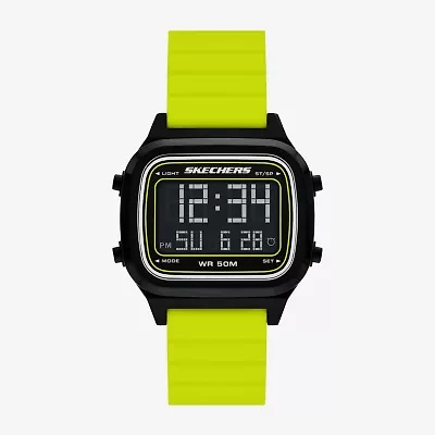 Skechers Mens Yellow Strap Watch Sr5260