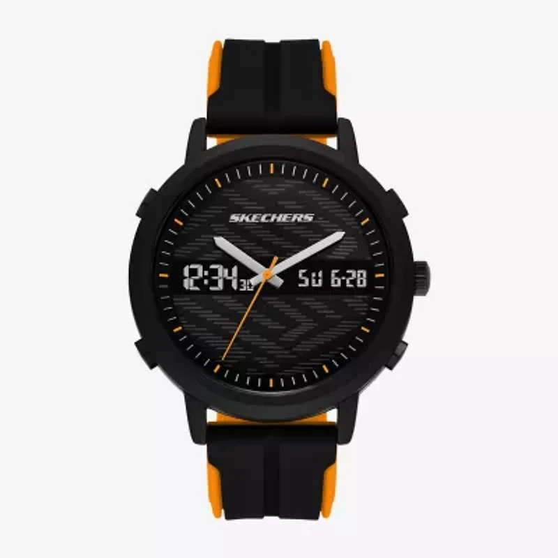 Skechers Mens Black Strap Watch Sr5266