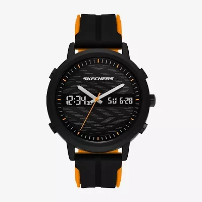 Skechers Mens Black Strap Watch Sr5266
