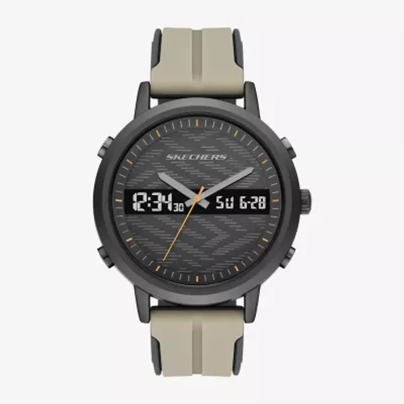 Skechers Mens Gray Strap Watch Sr5267