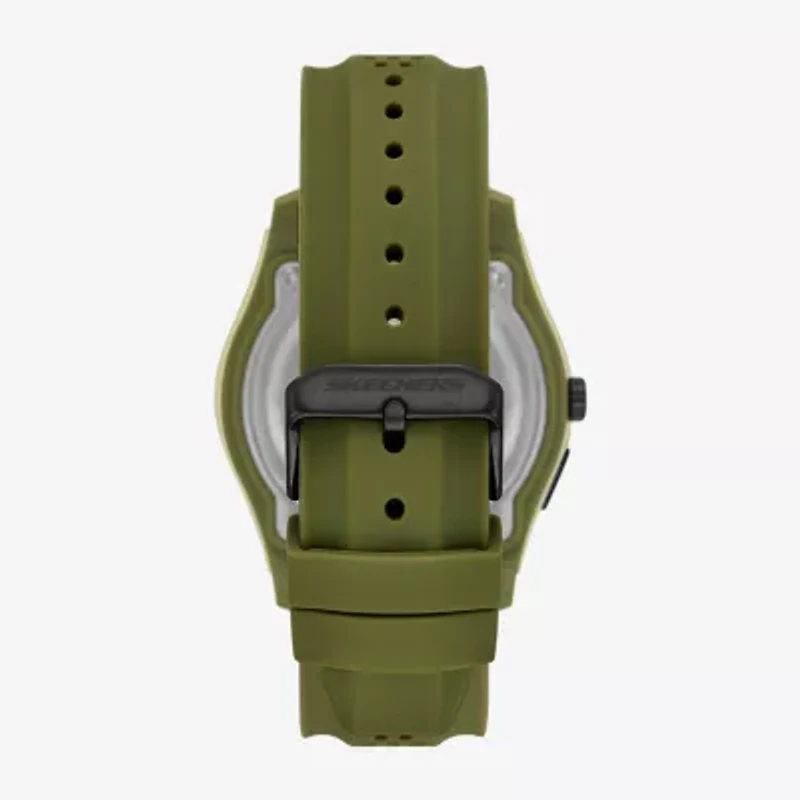 Skechers Mens Green Strap Watch Sr5270