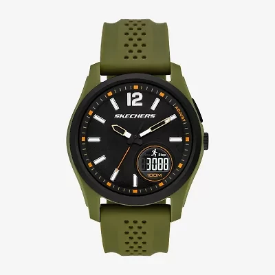 Skechers Mens Green Strap Watch Sr5270