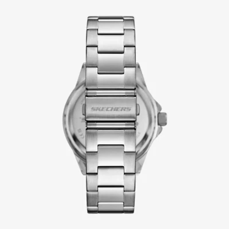 Skechers Mens Silver Tone Bracelet Watch Sr5271