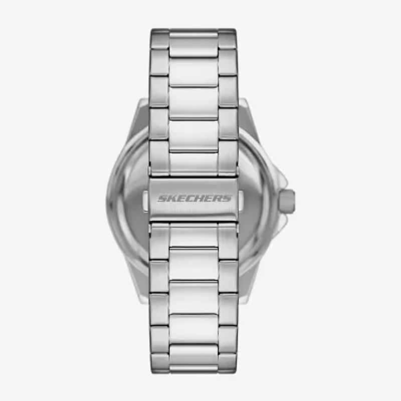 Skechers Mens Silver Tone Bracelet Watch Sr5272