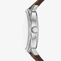 Skechers Mens Brown Leather Strap Watch Sr5273