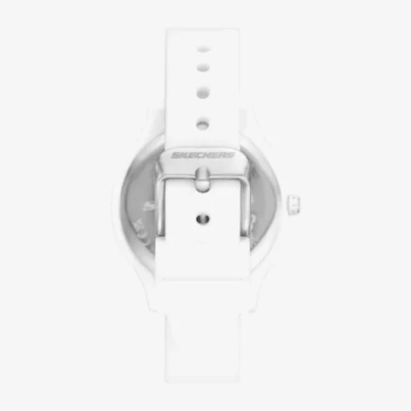 Skechers Womens White Strap Watch Sr6337