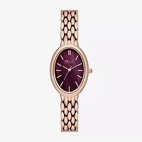 Relic By Fossil Avery Womens Rose Goldtone Bracelet Watch Zr37312