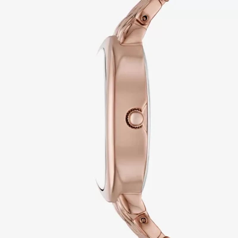 Relic By Fossil Avery Womens Rose Goldtone Bracelet Watch Zr37312