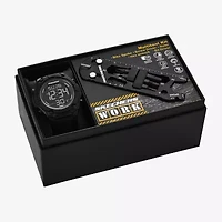 Skechers Mens Black 2-pc. Watch Boxed Set Sr8507