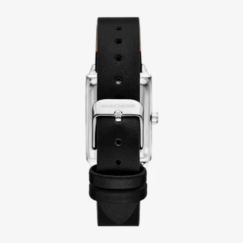 Skechers Womens Black 5-pc. Watch Boxed Set Sr9132