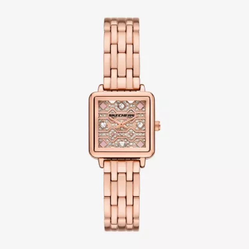 Skechers Womens Rose Goldtone Bracelet Watch Sr6338