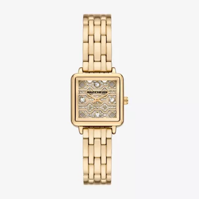 Skechers Womens Gold Tone Bracelet Watch Sr6339