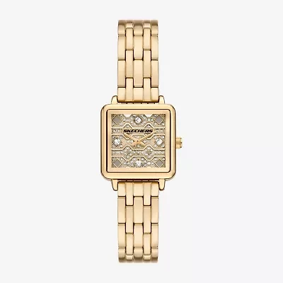 Skechers Womens Gold Tone Bracelet Watch Sr6339