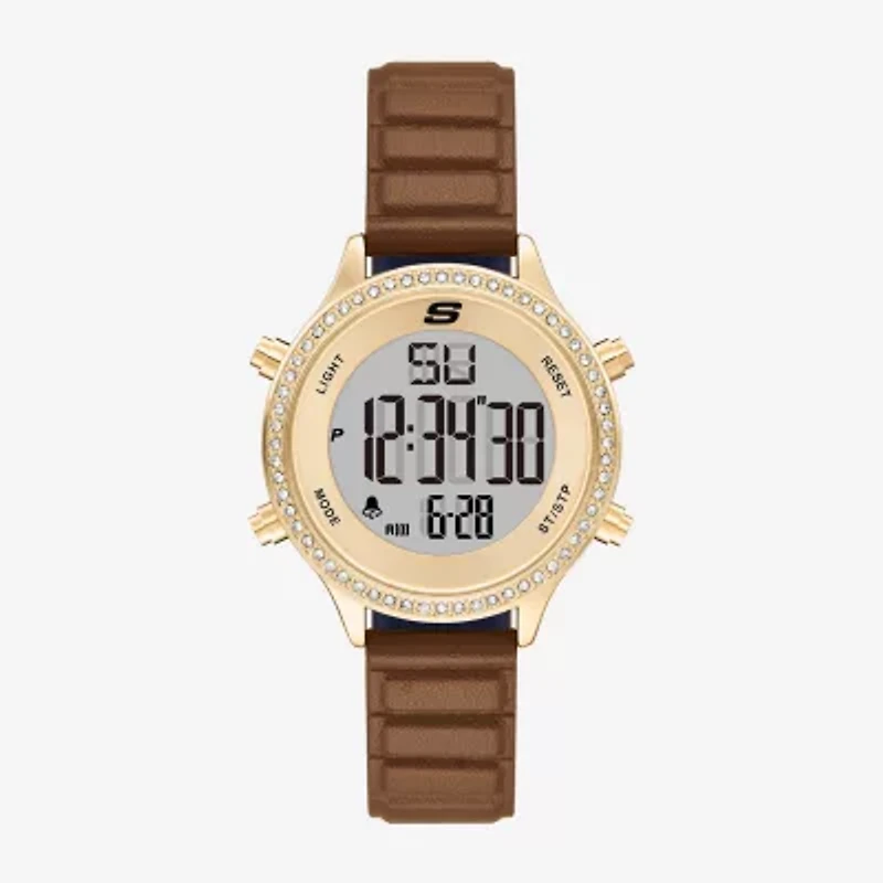Skechers Womens Brown Strap Watch Sr6343