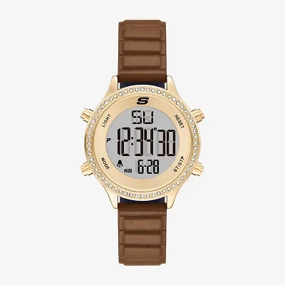 Skechers Womens Brown Strap Watch Sr6343