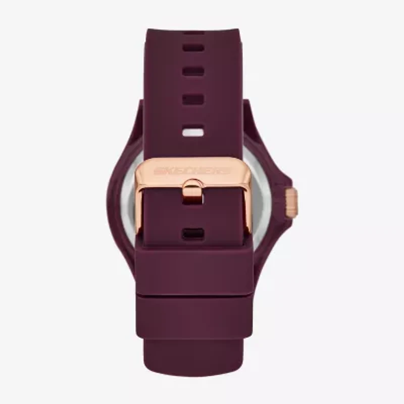 Skechers Womens Red Strap Watch Sr6344