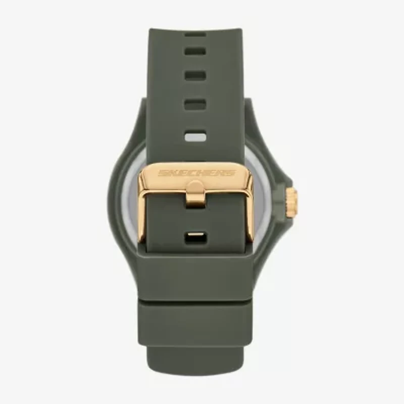 Skechers Womens Green Strap Watch Sr6345