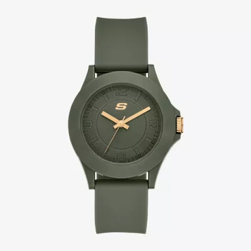 Skechers Womens Green Strap Watch Sr6345