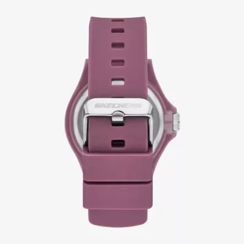 Skechers Womens Pink Strap Watch Sr6346