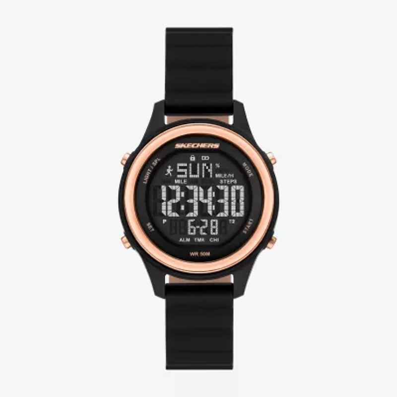 Skechers Womens Black Strap Watch Sr6347