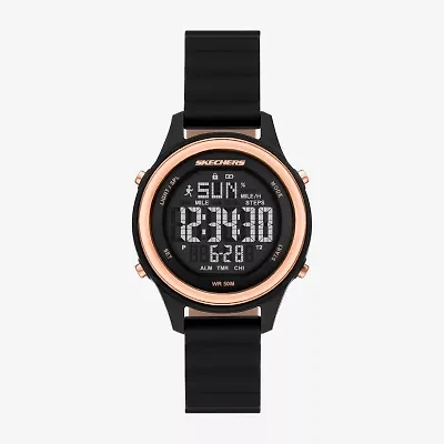 Skechers Womens Black Strap Watch Sr6347