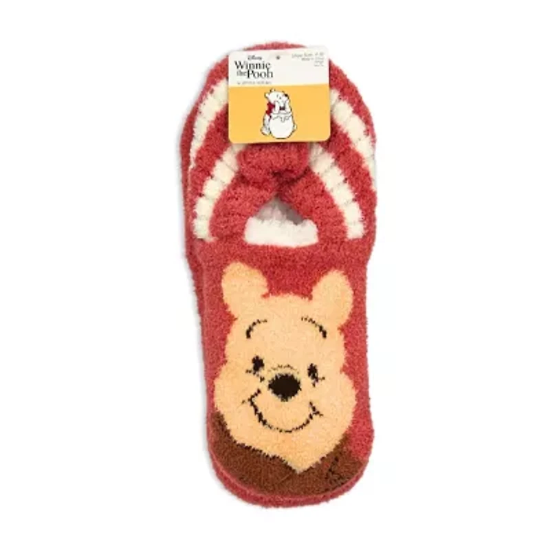 Womens Breathable Multi-Pack 1 Pair Winnie The Pooh Slipper Socks