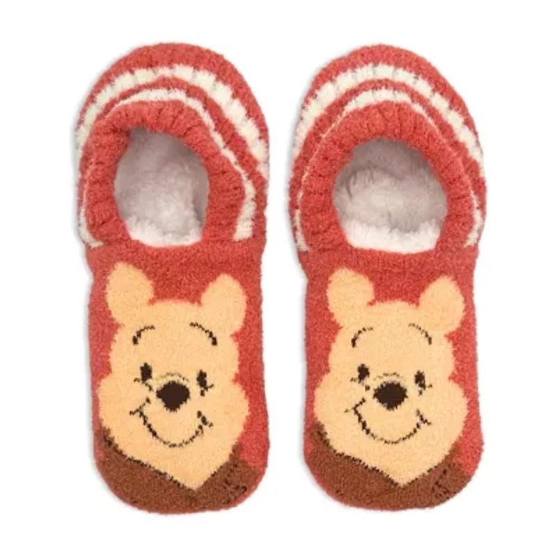 Womens Breathable Multi-Pack 1 Pair Winnie The Pooh Slipper Socks