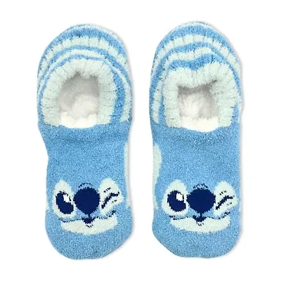 Womens 1 Pair Lilo & Stitch Slipper Socks