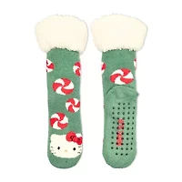 Pom Head Womens Breathable Multi-Pack 1 Pair Hello Kitty Slipper Socks