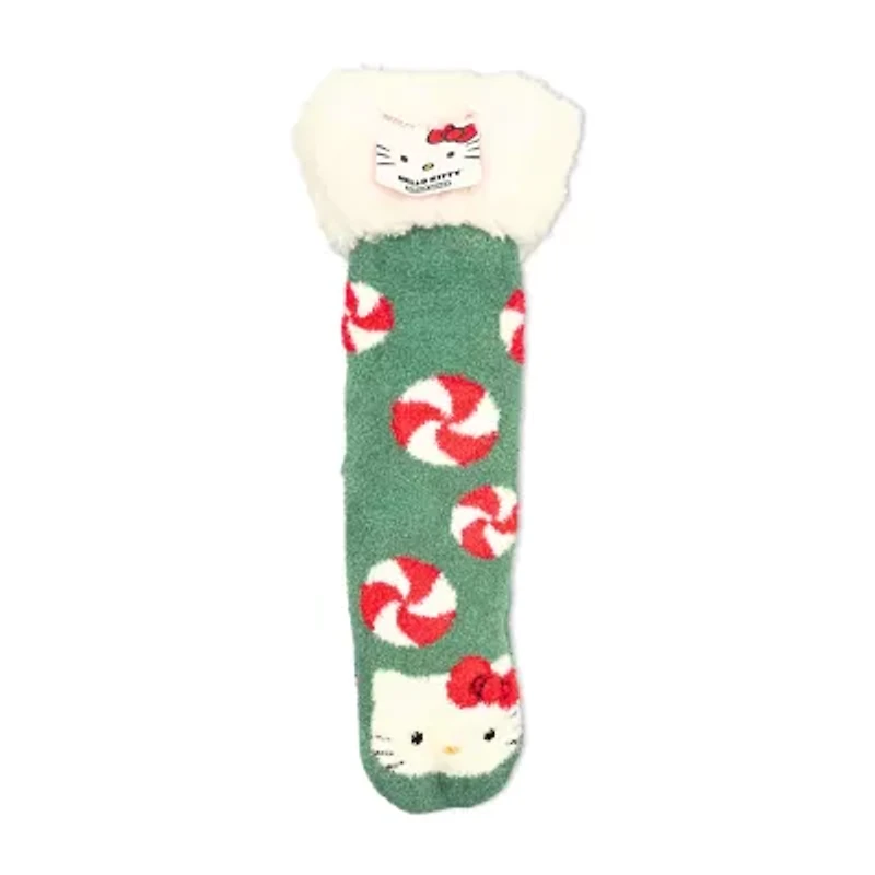 Pom Head Womens Breathable Multi-Pack 1 Pair Hello Kitty Slipper Socks