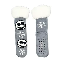 Pom Head Womens Breathable Multi-Pack 1 Pair Nightmare Before Christmas Slipper Socks