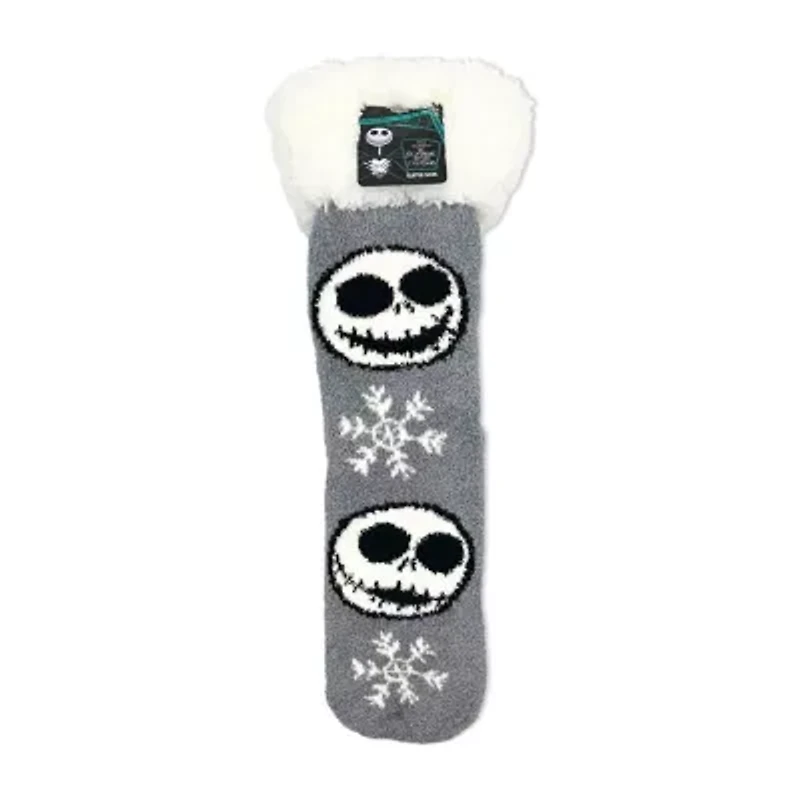 Pom Head Womens Breathable Multi-Pack 1 Pair Nightmare Before Christmas Slipper Socks