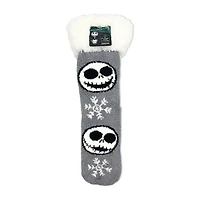 Pom Head Womens Breathable Multi-Pack 1 Pair Nightmare Before Christmas Slipper Socks