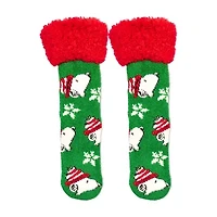 Pom Head Womens Breathable Multi-Pack 1 Pair Peanuts Slipper Socks