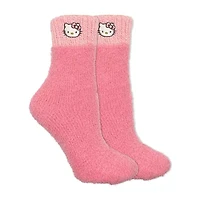 Womens Multi-Pack 2 Pair Hello Kitty Slipper Socks