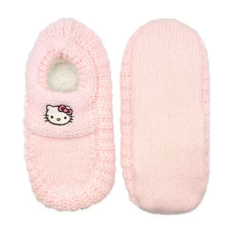 Womens Multi-Pack 2 Pair Hello Kitty Slipper Socks