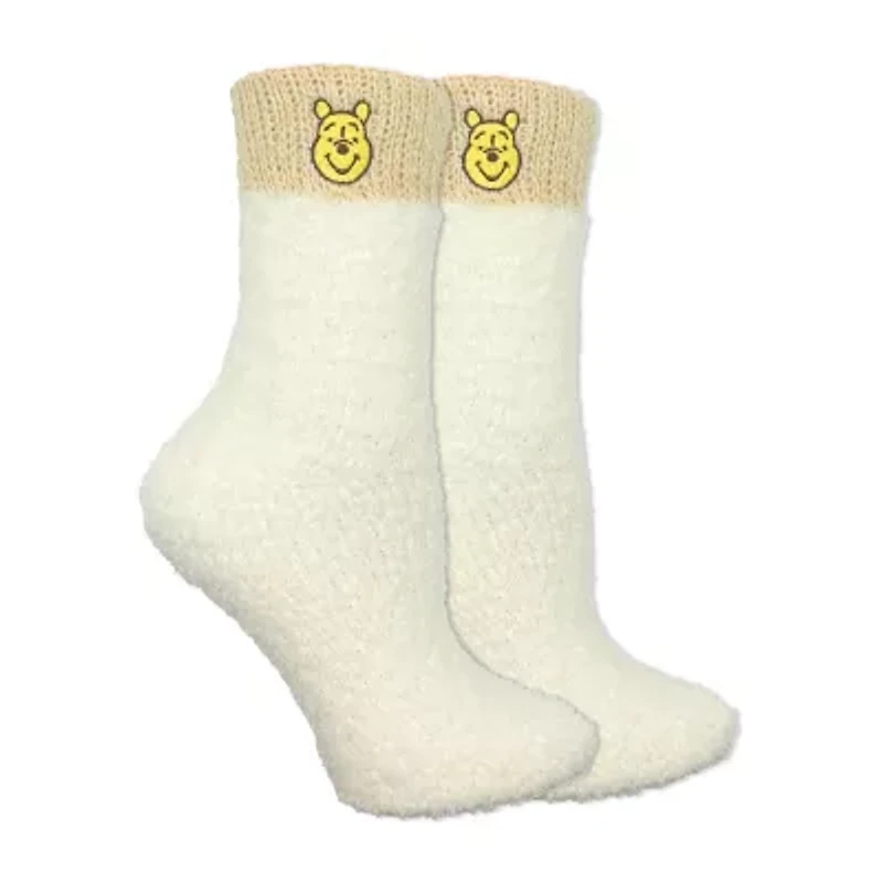 Womens Multi-Pack 2 Pair Winnie The Pooh Slipper Socks