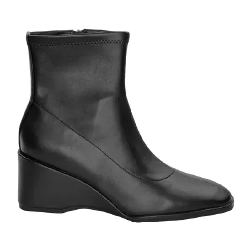 Aerosoles Womens Anouk Wedge Heel Booties