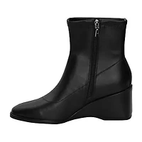 Aerosoles Womens Anouk Wedge Heel Booties
