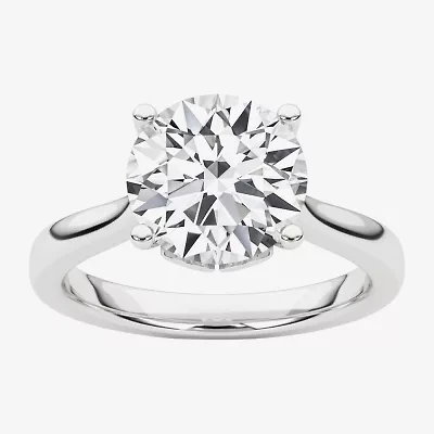 Grown Gorgeous (F,Vs2) Womens 2 1/4 CT. T.W. Lab White Diamond 14K Gold or Platinum Round Solitaire Engagement Ring