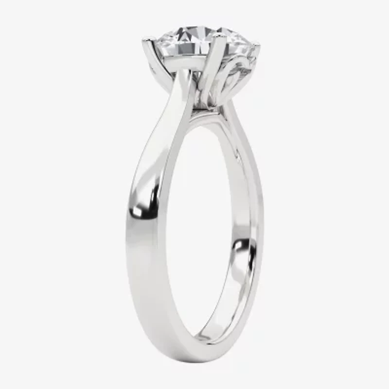 Grown Gorgeous (F,Vs2) Womens 2 1/4 CT. T.W. Lab White Diamond 14K Gold or Platinum Round Solitaire Engagement Ring